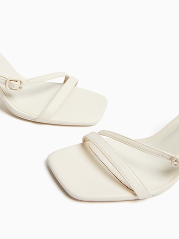 Bershka Sandals in White