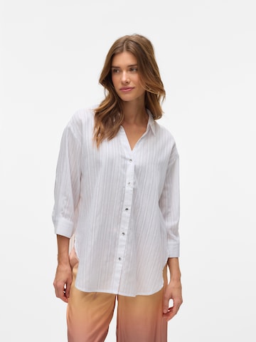 VERO MODA Bluse 'VMOLLA' in Weiß: Vorderseite