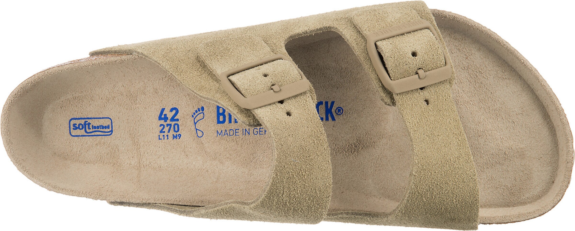 BIRKENSTOCK Pantofle 'Arizona' – zelená