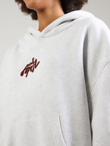 Sweat-shirt 'Boyfriend' OH APRIL en gris