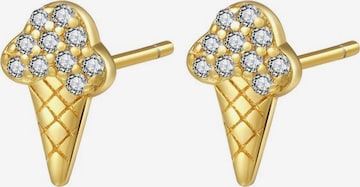 Hey Happiness - Pendientes 'Sweet Ice Cream' en oro: frente