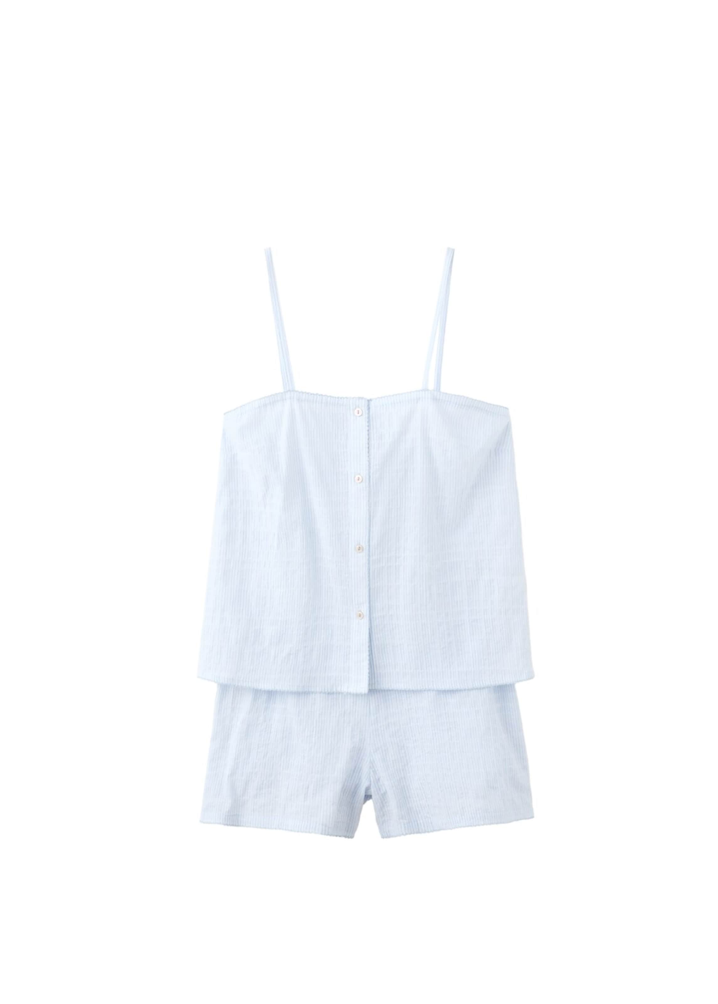 MANGO Shorty 'Sienna' in Blau: Vorderseite