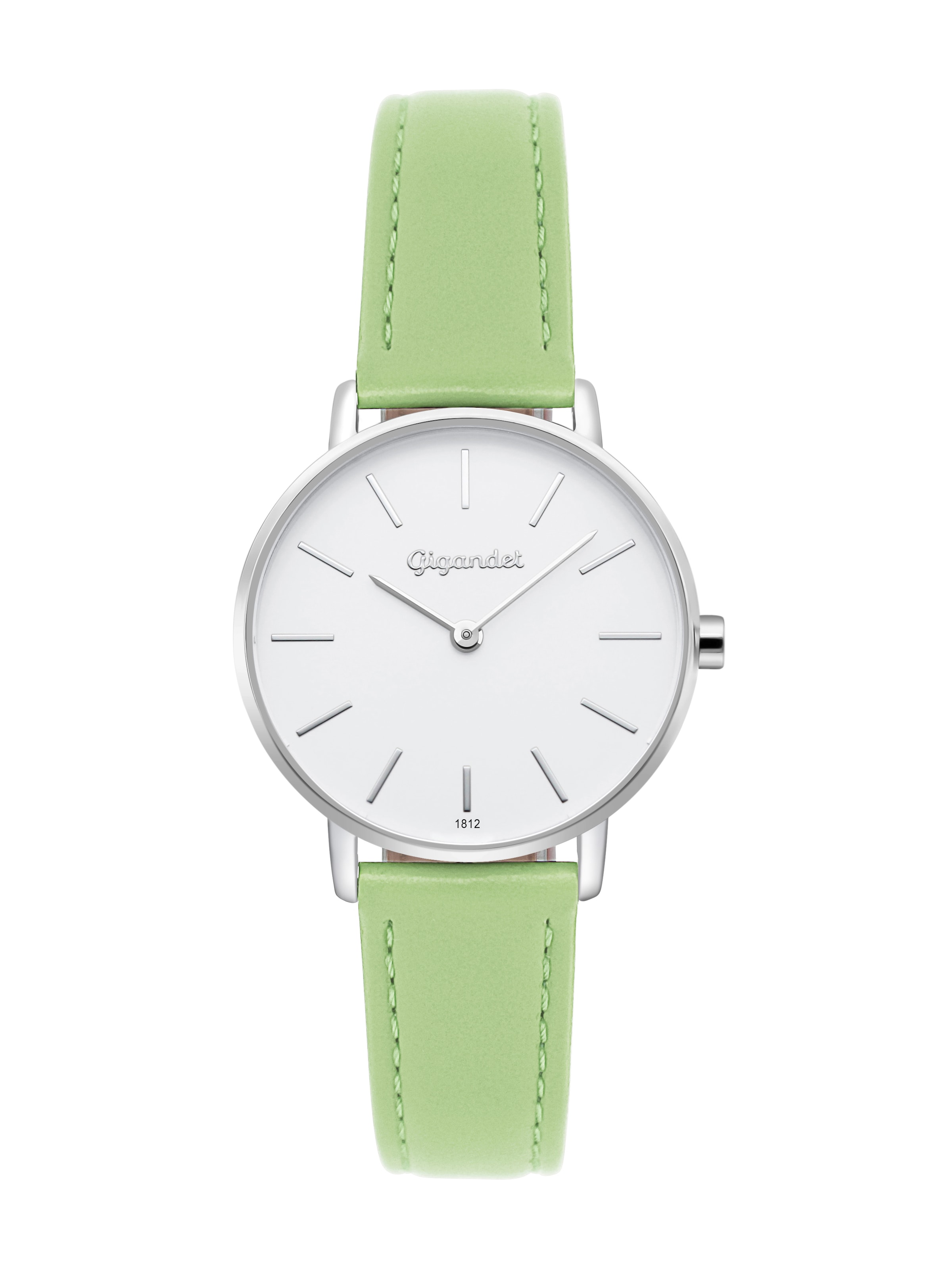 Gigandet Analoguhr 'MINIMALISM' in Silber: Vorderseite