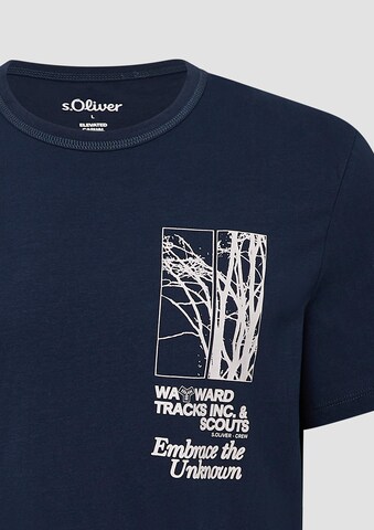 T-Shirt s.Oliver en bleu