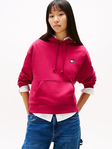 Tommy Jeans Sweatshirt in Roze: voorkant