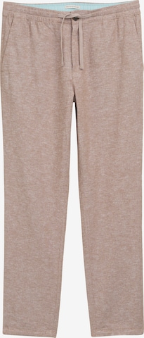 regular Pantaloni di TOM TAILOR in marrone: frontale