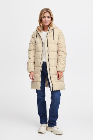 Fransa Winter Jacket 'Mabelle' in Beige