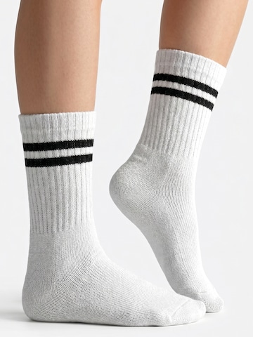 MT Athletic Socks 'Tennis' in White