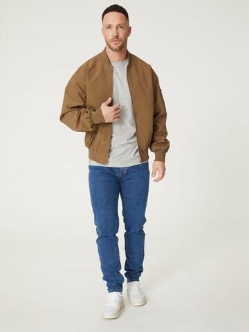 DAN FOX APPAREL Between-season jacket 'Kalle' in Brown