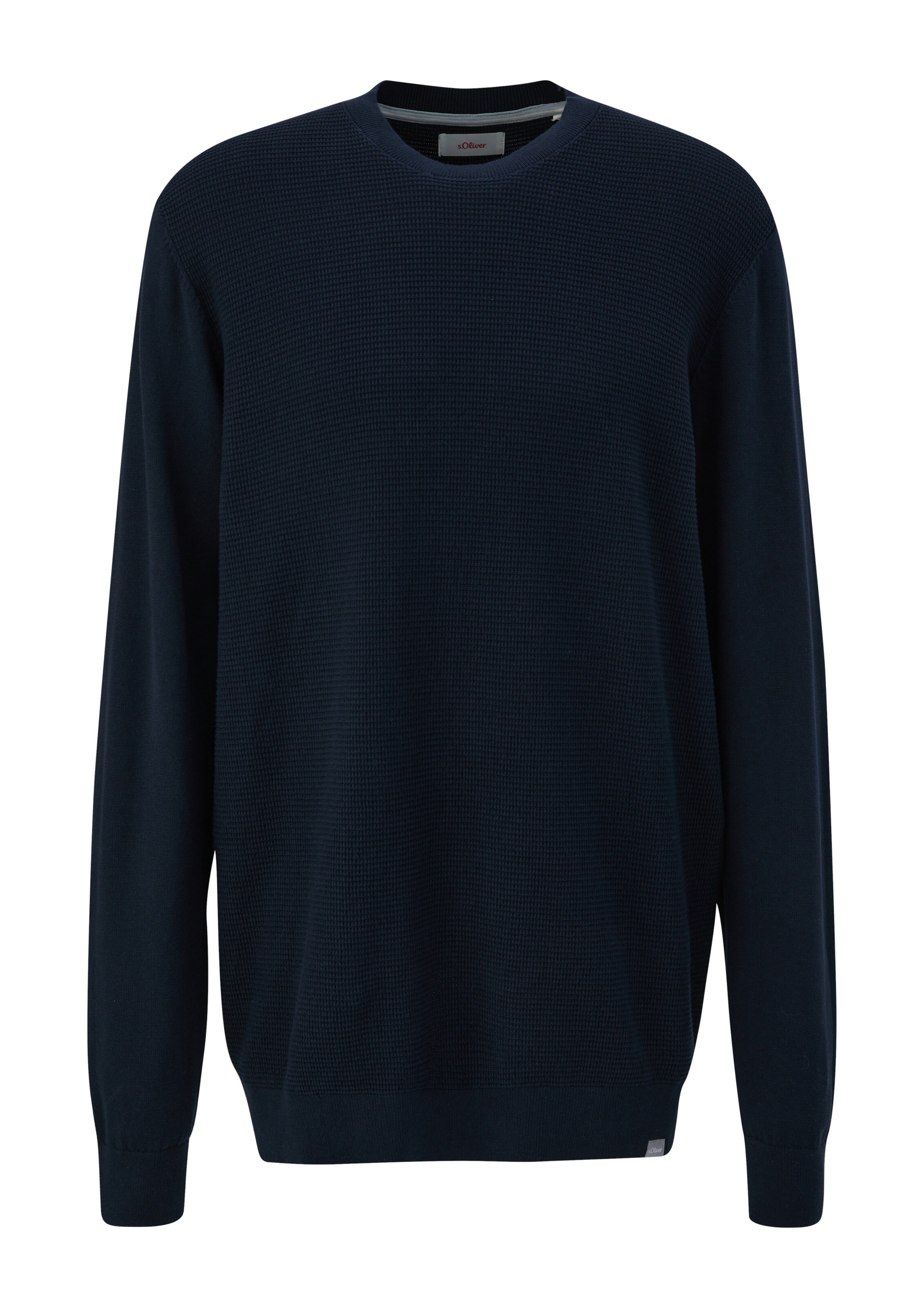 s.Oliver Men Tall Sizes Pullover in Blau: Vorderseite