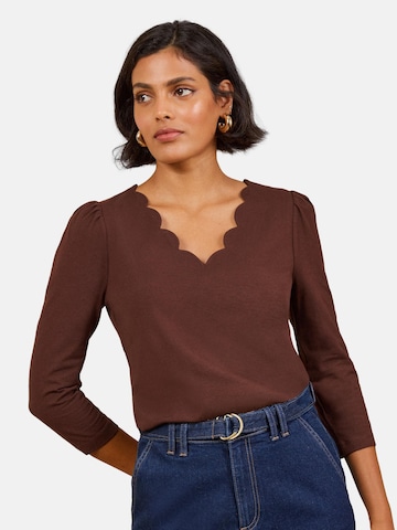 love & roses Shirts i brun: forside