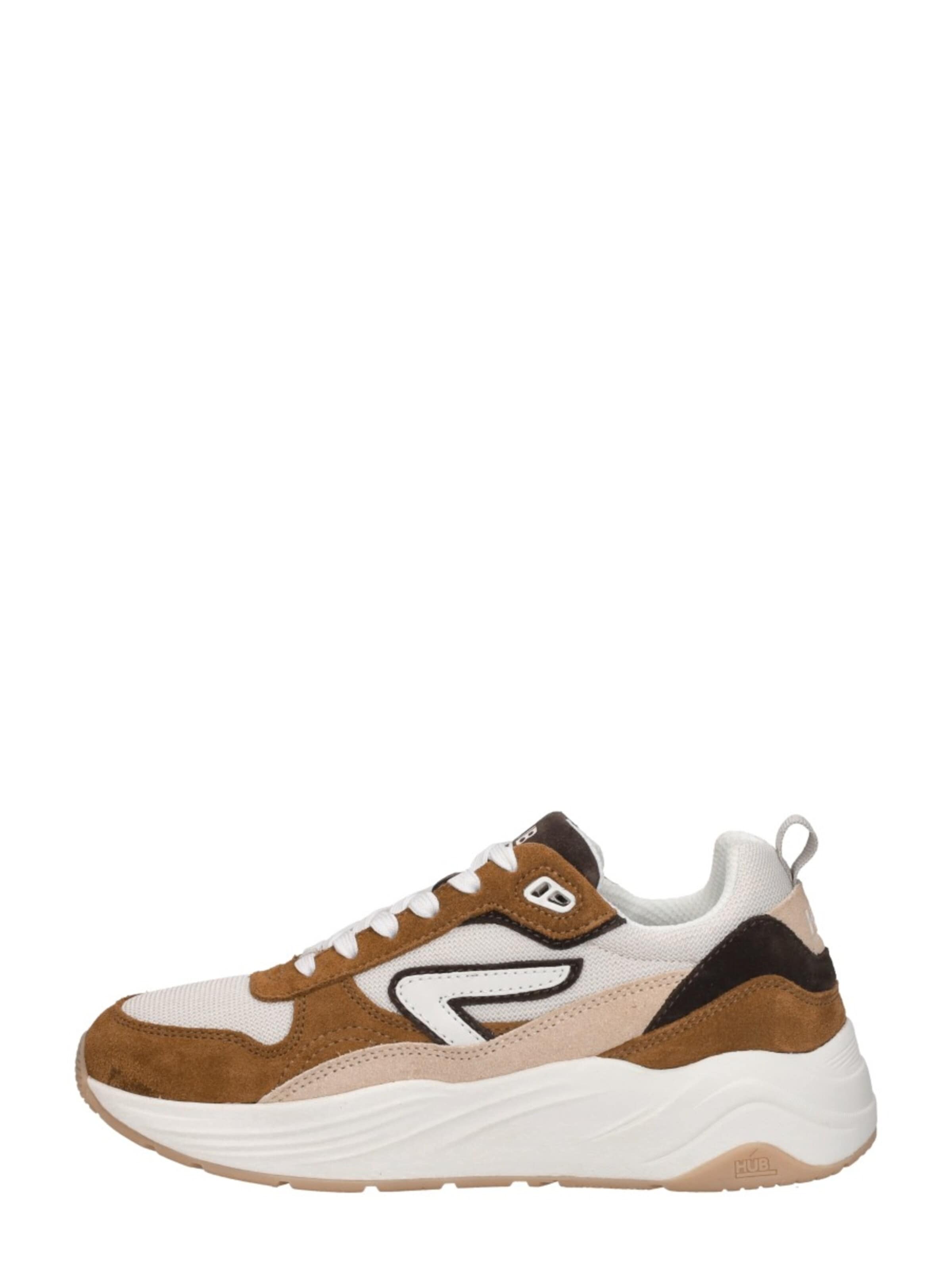 HUB Sneakers laag 'Glide' in Bruin: voorkant