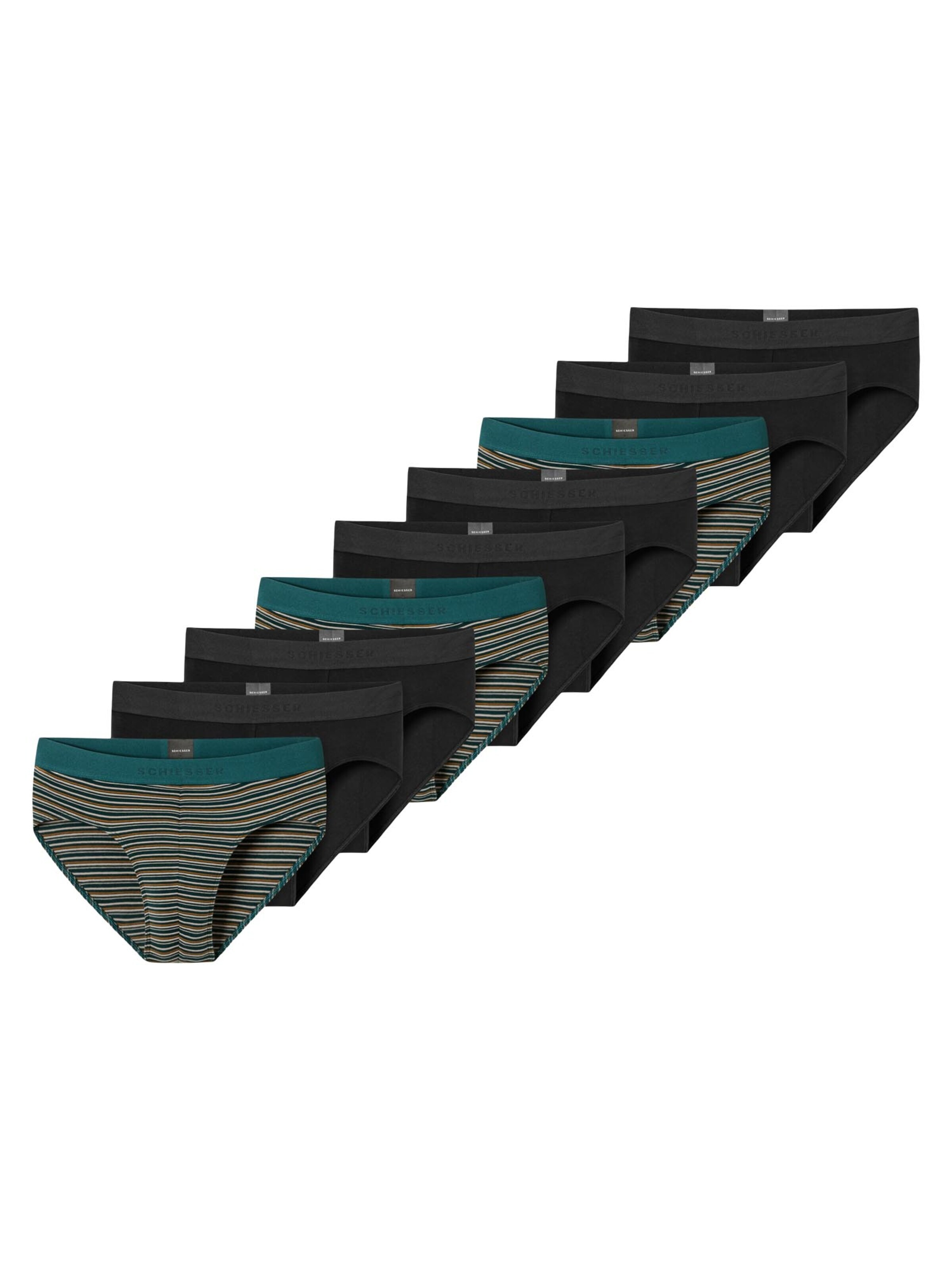 SCHIESSER Slip '95/5 Cotton' in Gemengde kleuren: voorkant