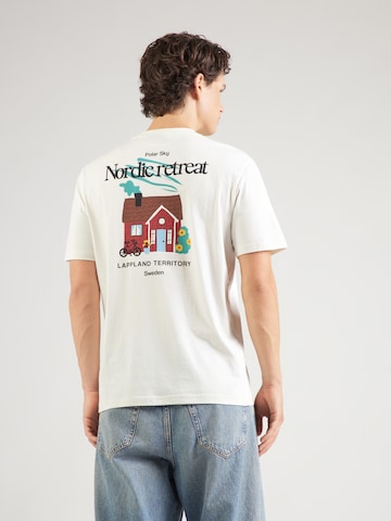 NAPAPIJRI - Camiseta 'S-SWHOL' en blanco: frente