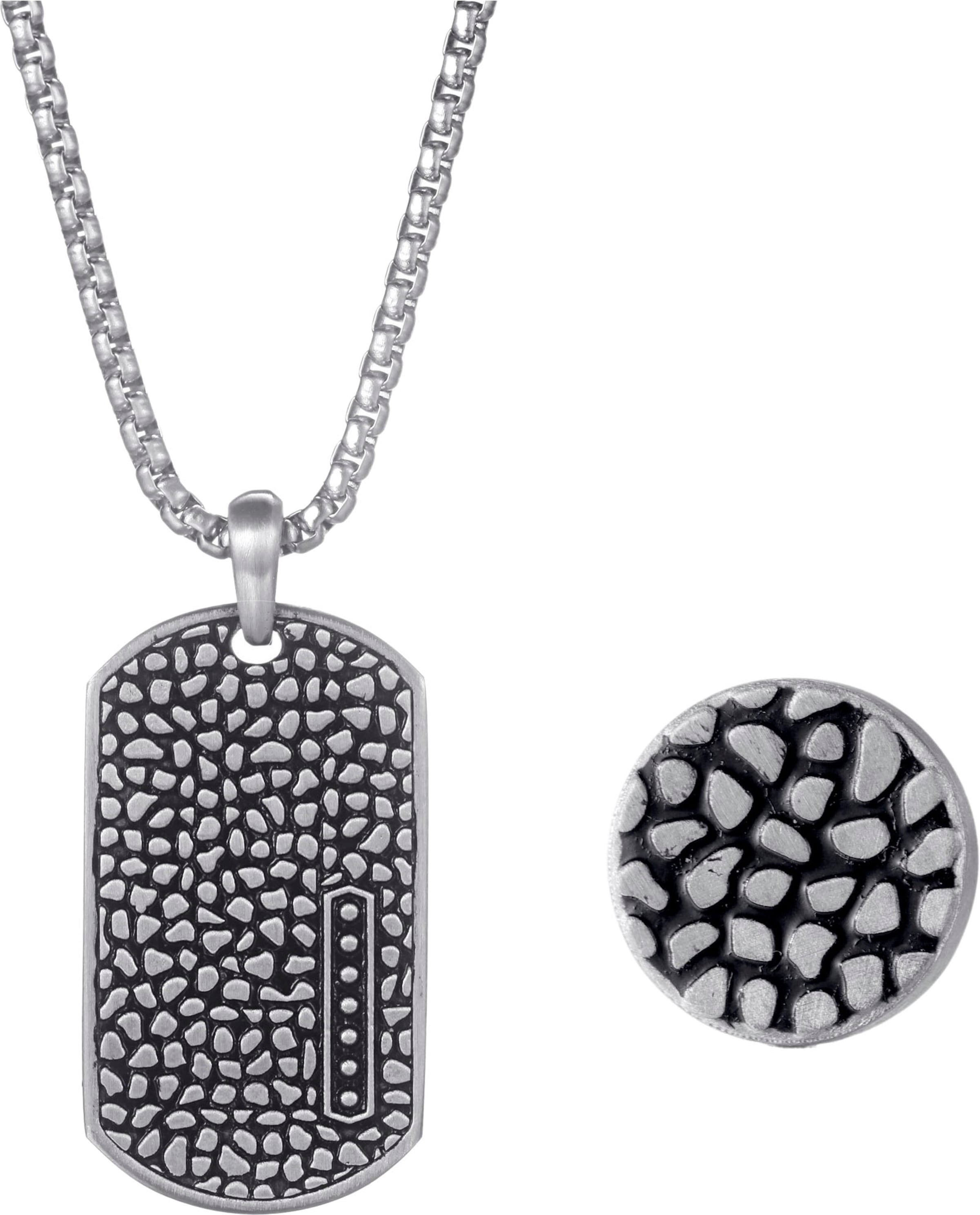 FIRETTI Jewelry Set in Silver: front