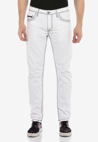 CIPO & BAXX Regular Jeans 'Ivor' in White: front