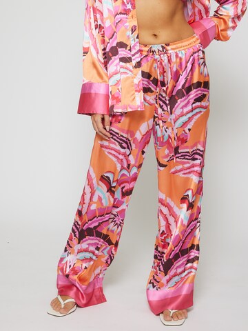 South Beach Wide Leg Bukser i pink: forside