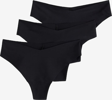 LindexTanga gaćice - crna boja: prednji dio