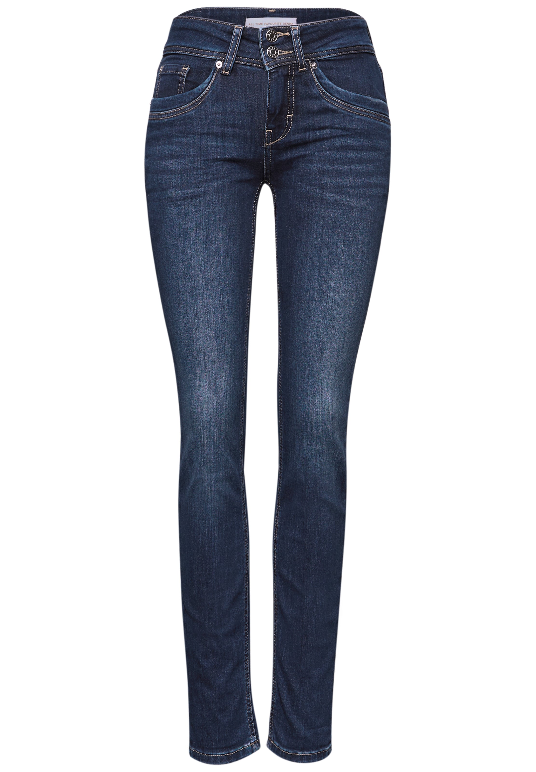 STREET ONE Regular Jeans in Blue: front