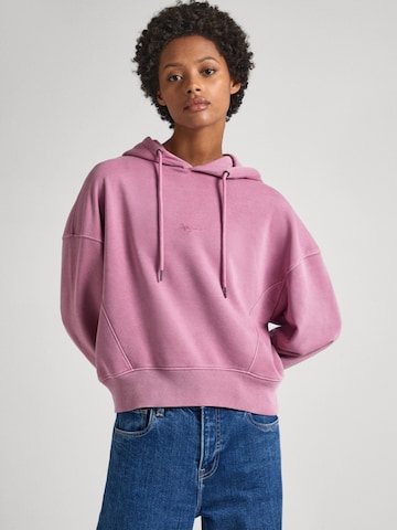 Pepe Jeans Sweatshirt 'LYNETTE' in Pink: front