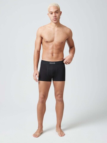 SNOCKS - Calzoncillo boxer en negro