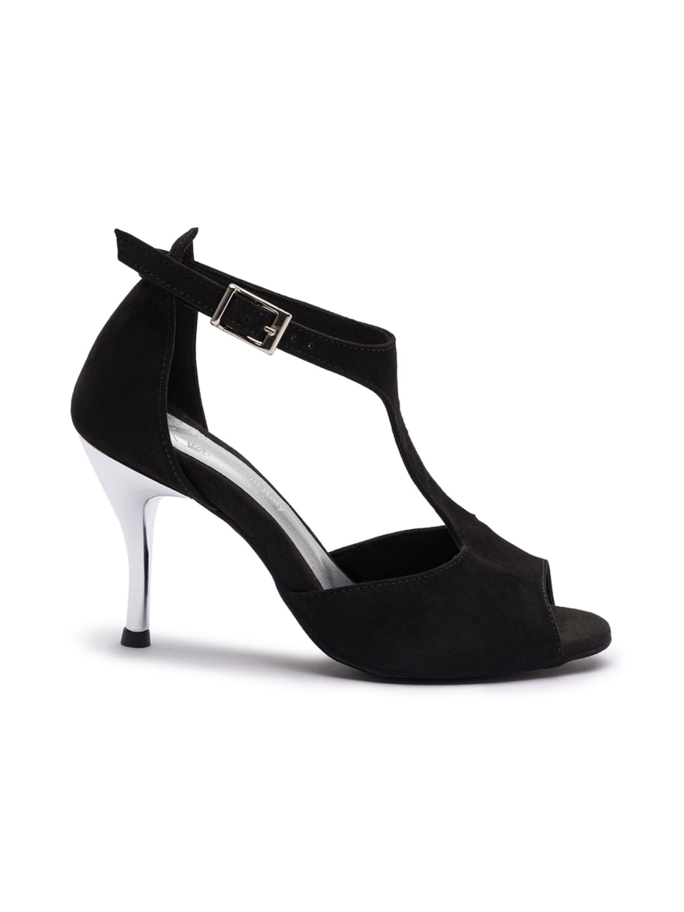 Dancing Queens Strap Sandals 'Grace Serenity Tanzschuhe Wildleder - Absatz 5.0 cm flare' in Black