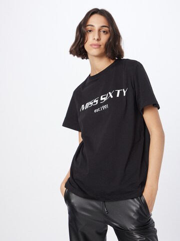 Tricou de la Miss Sixty pe negru: față