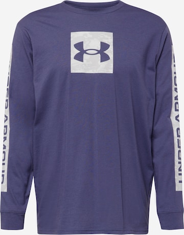 UNDER ARMOUR - Sweatshirt de desporto em cinzento: frente