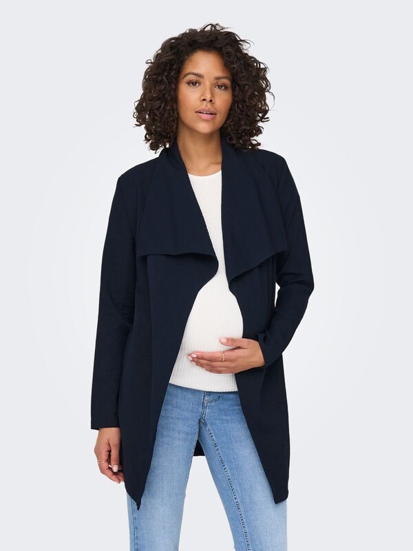 Only Maternity Between-Seasons Coat in Blue, Night Blue