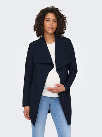 Only Maternity Between-Seasons Coat in Blue: front