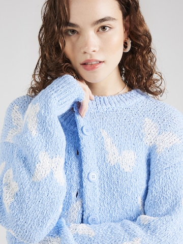florence by mills exclusive for ABOUT YOU Strickjacke 'Meadow Flowers' in Blau