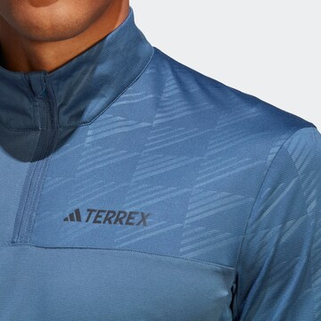 ADIDAS TERREX - Camisa funcionais 'Multi' em azul