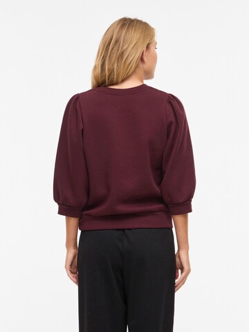 VILA Sweatshirt 'VIVERA' in Red