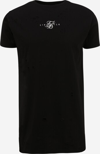 SikSilk Тениска в черно / бяло, Преглед на продукта