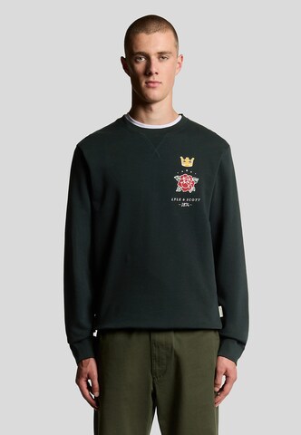 Lyle & Scott Sweatshirt 'Rose and Crown' in Blauw