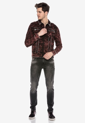 CIPO & BAXX Jeansjacke 'CAIN TWO' in Rot