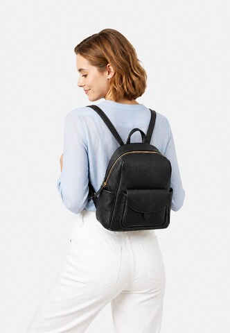 HARPA Rucksack 'FLYNN' in Schwarz: Vorderseite