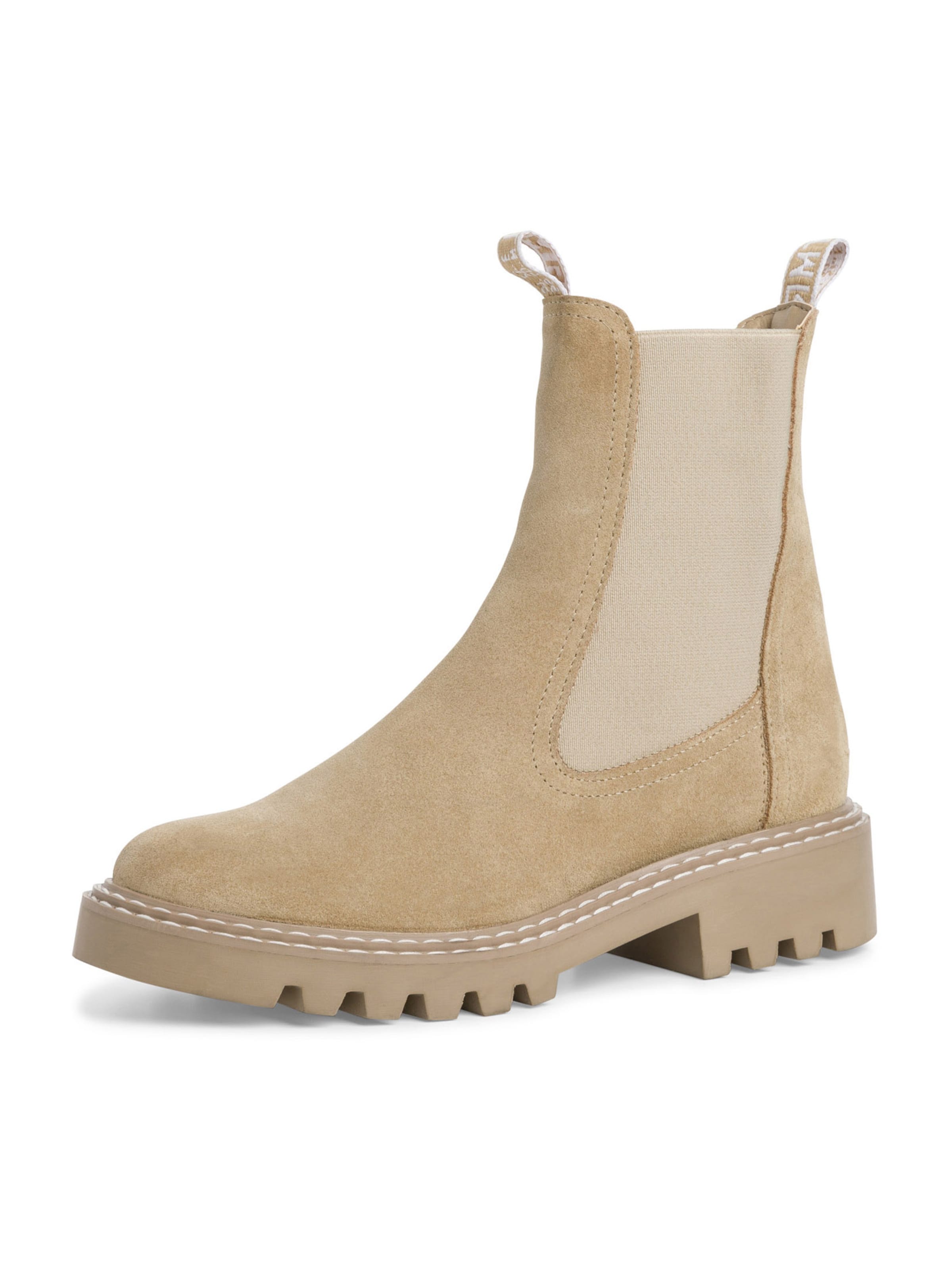 Tamaris beige cheap boots