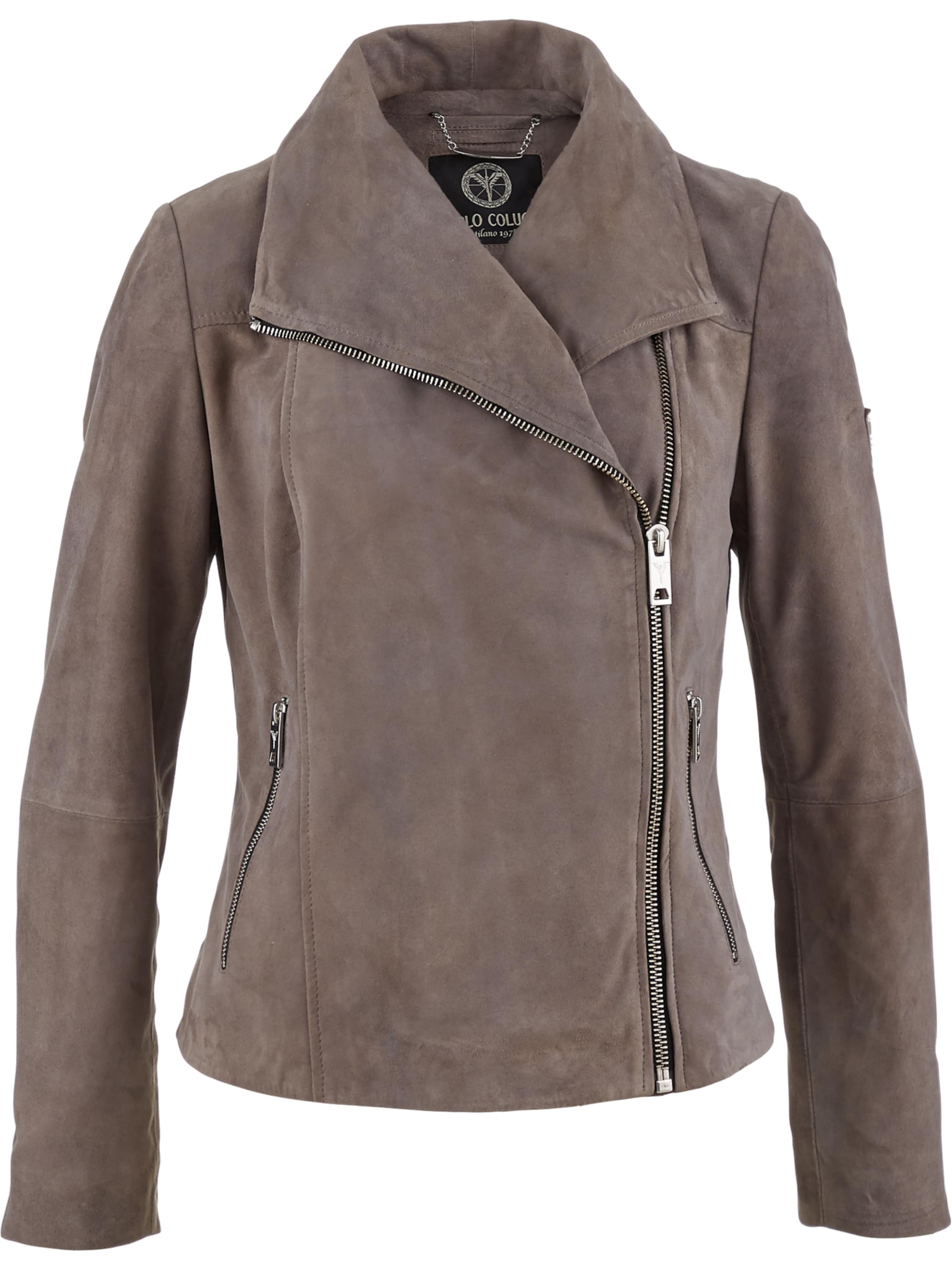 Carlo Colucci Übergangsjacke 'Dal Bella' in Braun: Vorderseite