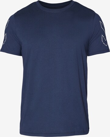 Hummel Performance shirt 'ELEMENTAL' in Blue: front