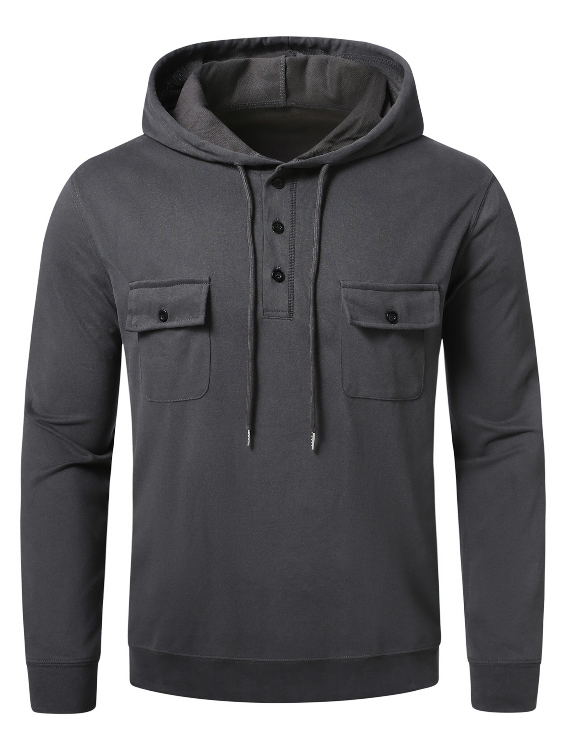 YOUTHUP Athletic Sweatshirt in Grey: front