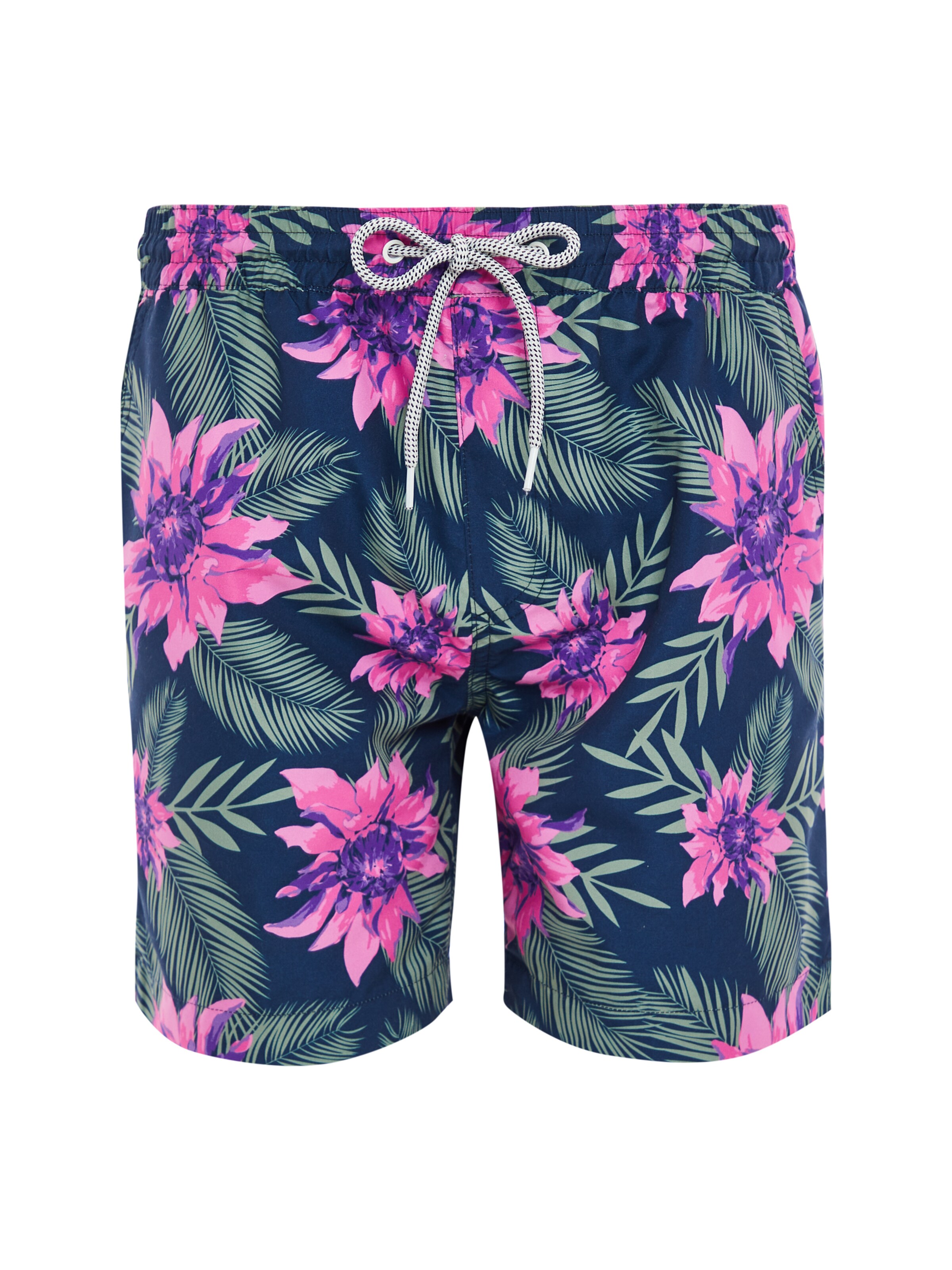 Threadbare Board Shorts 'Katana' in Blue: front