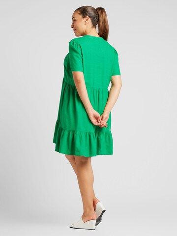 ONLY Carmakoma Φόρεμα 'TIRI' σε πράσινο