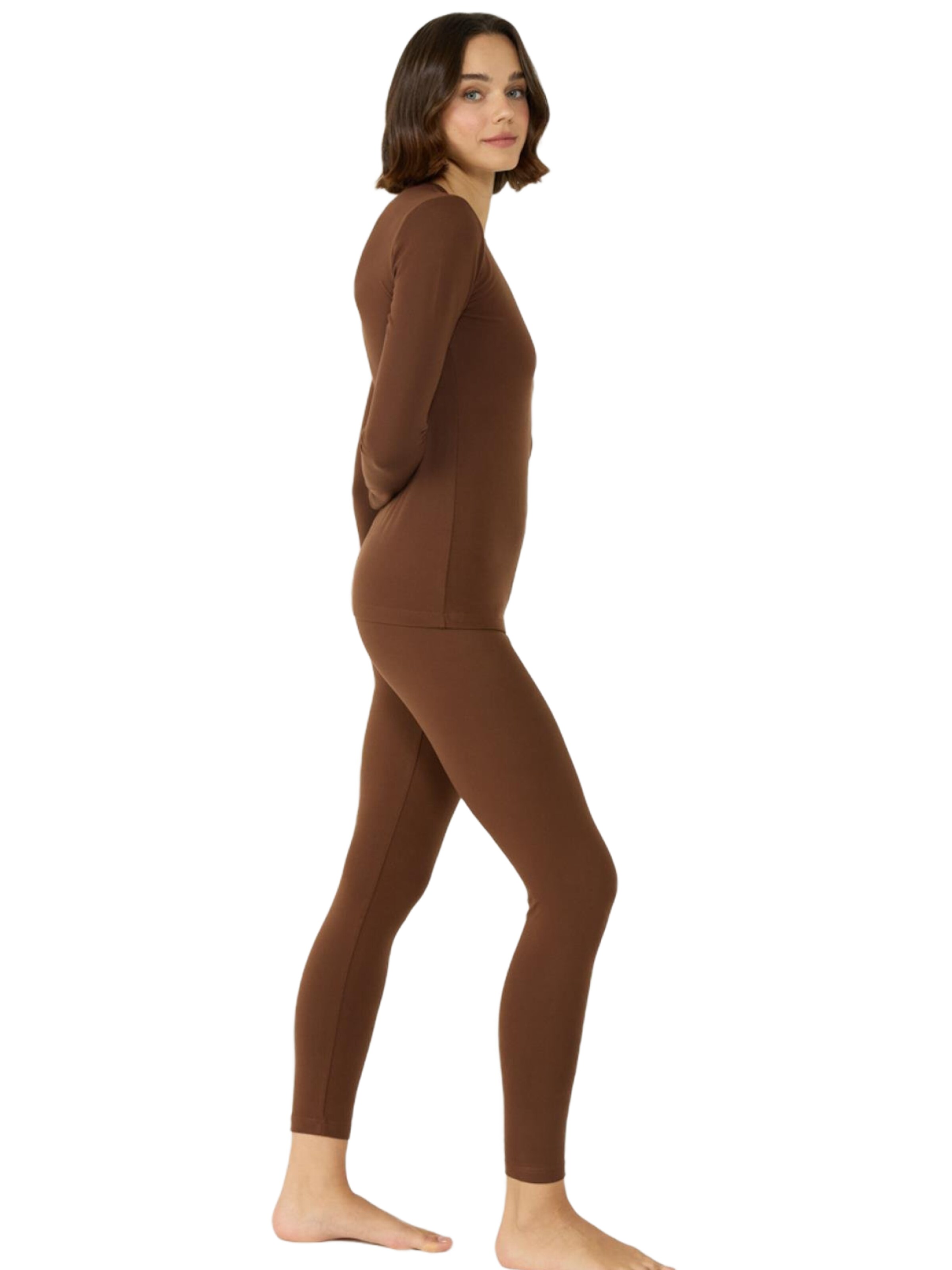 Ensemble de linge C&City en marron