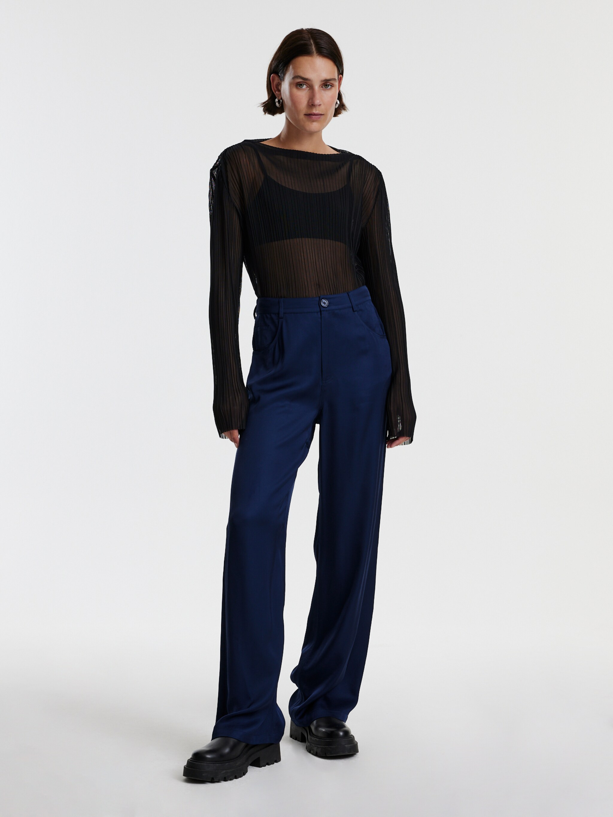 EDITED Producten Broek 'Hannah' Blauw