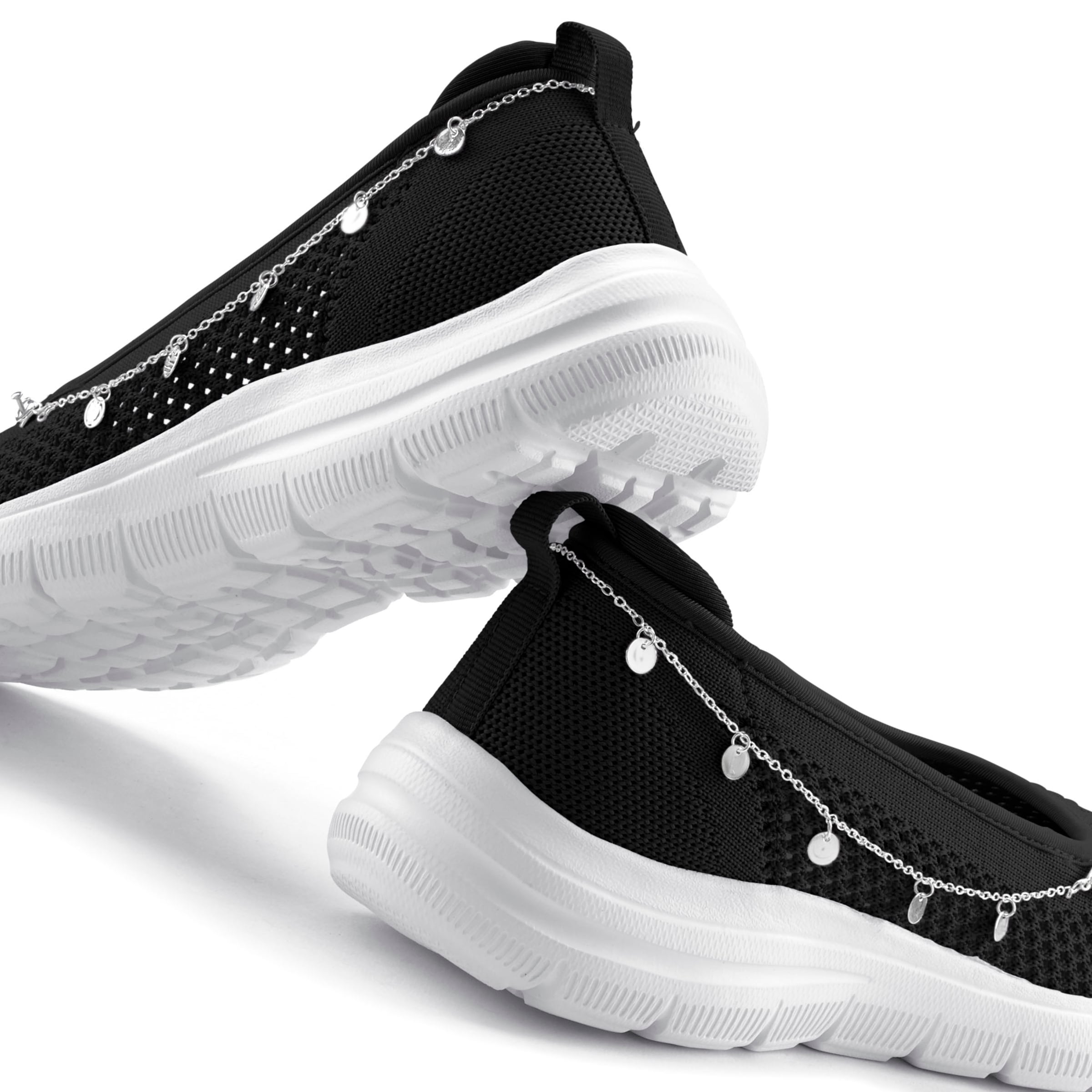 LASCANA Ballerina i svart