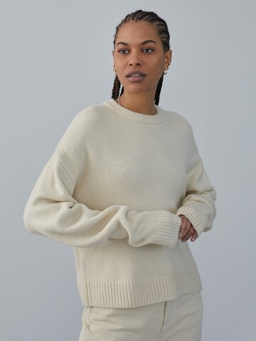 LeGer by Lena Gercke Pullover 'Samira' in Beige: Vorderseite