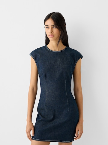 Bershka Dress in Blue: front