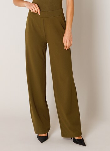 BASE LEVEL Loose fit Pants in Brown: front