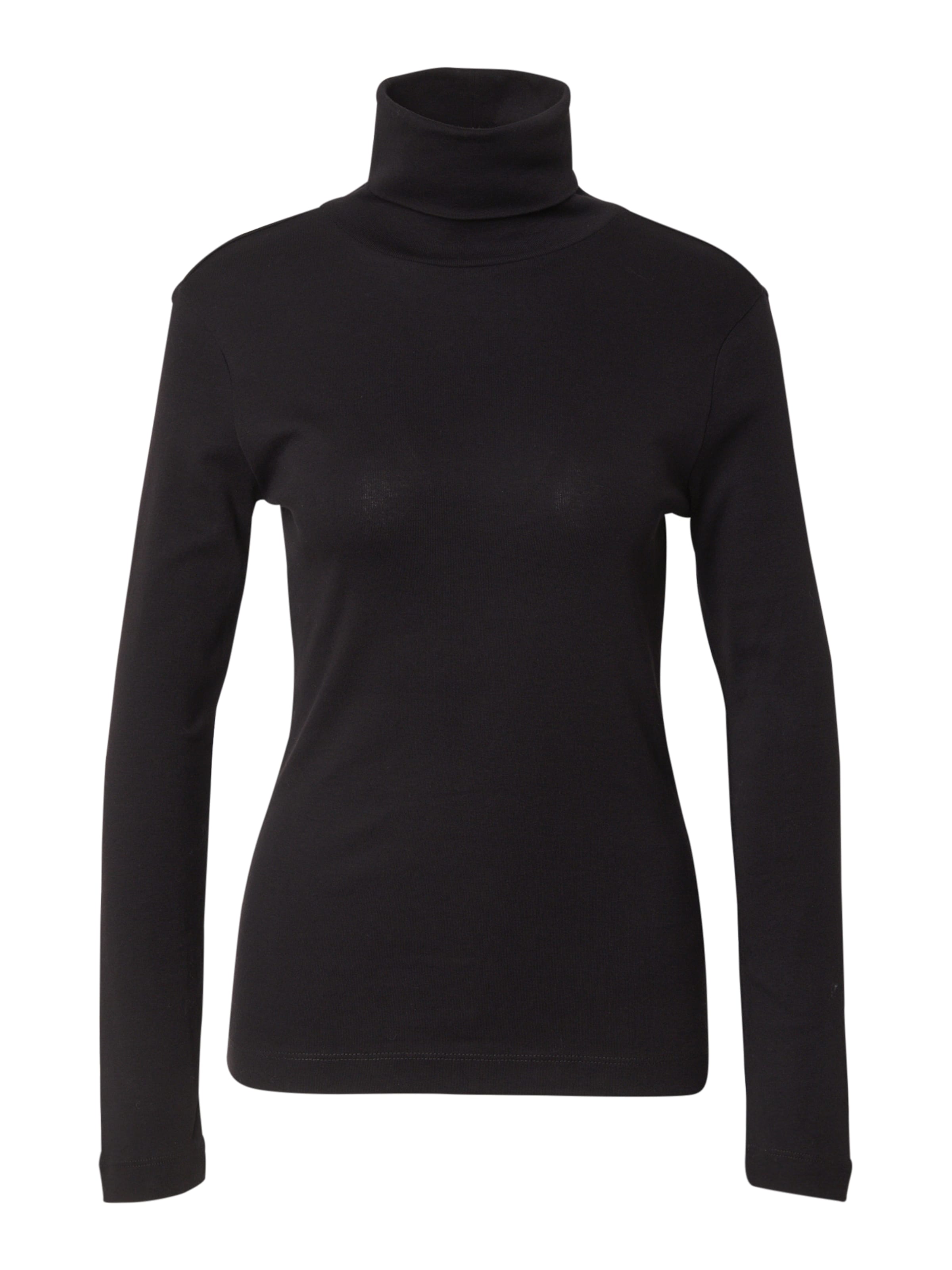 QS Shirt in Zwart: voorkant